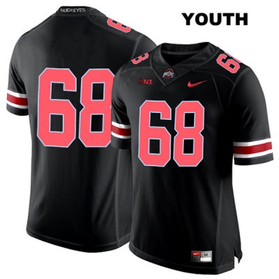 Youth NCAA Ohio State Buckeyes Zaid Hamdan #68 College Stitched No Name Authentic Nike Red Number Black Football Jersey JA20P51OP